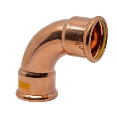 Pressfit 22mm 90 Degree Equal Elbow Gas