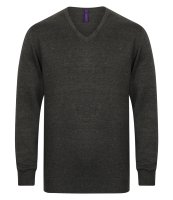 HENBURY MEN'S LIGHTWEIGHT V NECK JUMPER