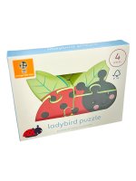 MIni Wooden Puzzle - Ladybird (12.5 x 9.5cms)