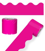 Scalloped Trimmer (On Roll) - Hot Pink