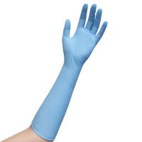 16" Nitrile Examination Glove, Powder Free 100/Dispenser
