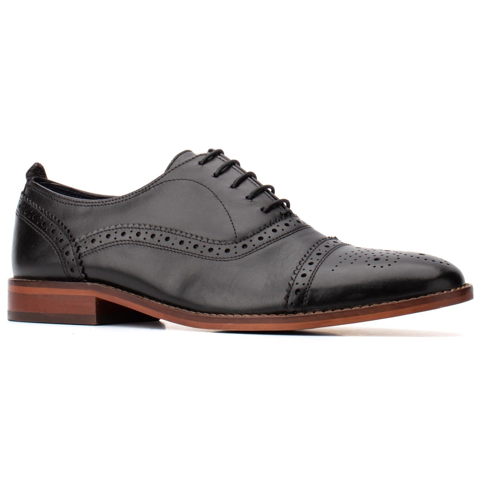 BASE CAST WASHED LACE UP BROGUE