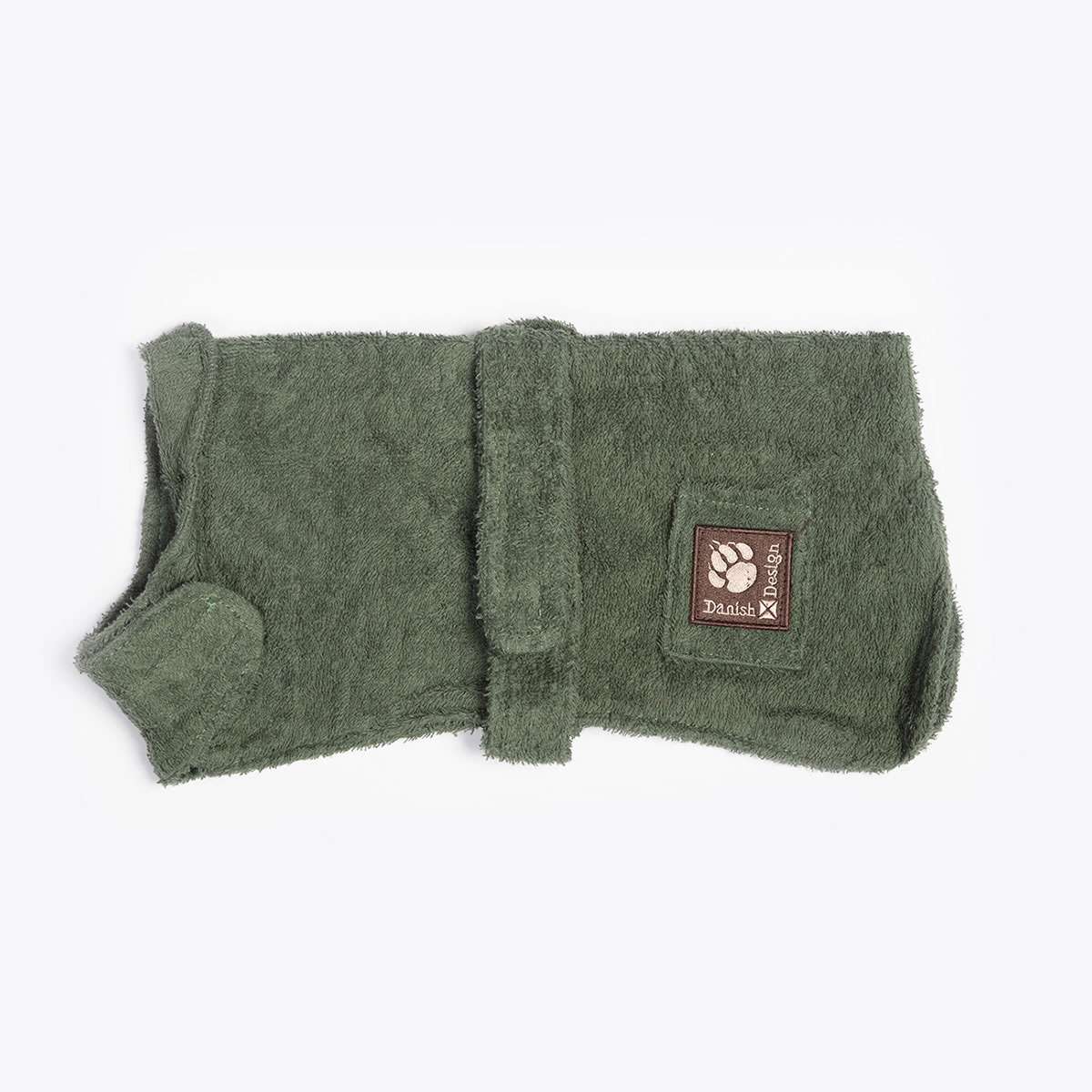 Danish Design Towelling Robe Green