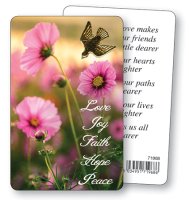 Prayer Leaflet - Love Joy Faith Hope Peace   (71968)
