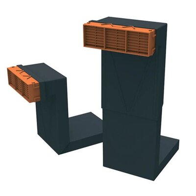Dual Extended Underfloor Ventilator (5-8 Brick Courses)