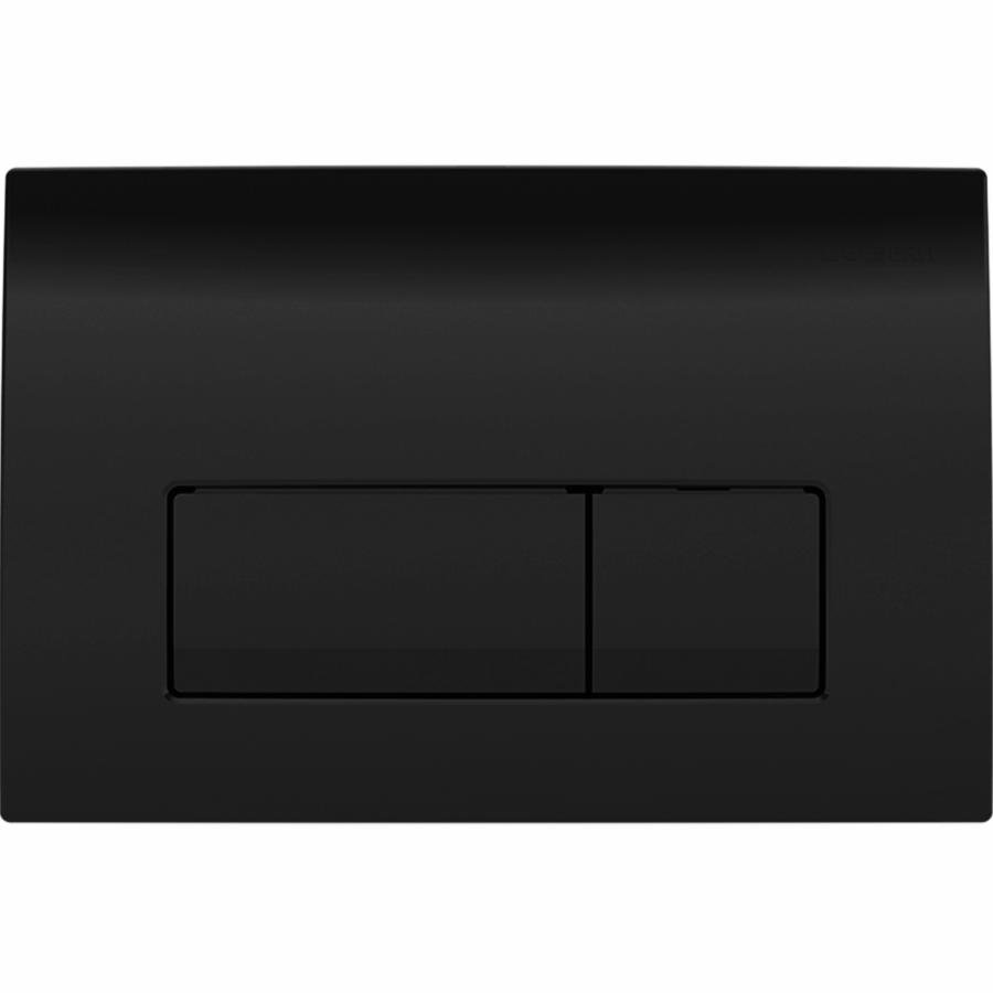 Geberit Delta50 Flush Plate for Dual Flush Black