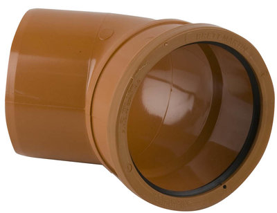 110mm 45 degree Single Socket Bend