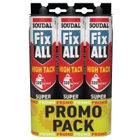 Soudal Fix All High Tack White 290ml Treble Pack