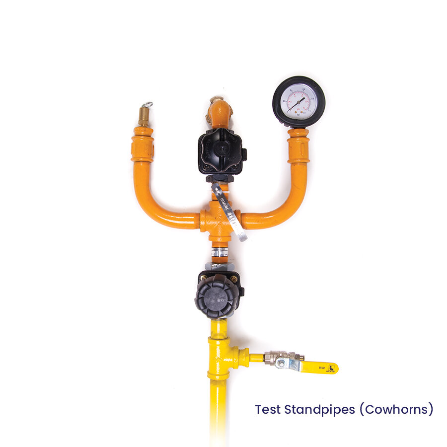 LP Mains Test Standpipe c/w Common Base  Hyram