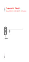 SLAVE DOOR LOCK 35MM SPRUNG