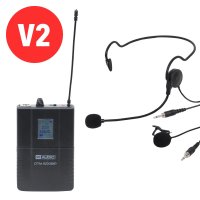 W Audio DTM 600BP Add On Beltpack Kit (606.0Mhz-614.0Mhz) *Supplied with Headset & Lapel* - V2 Software