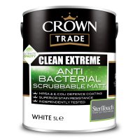 Crown Paint Clnex Ab Sc Matt White 5l