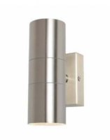 LETO UP & DOWN STAINLESS STEEL IP44 Lamp:  2 x GU10 (Not Included)