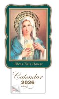 Calendar/6 inchx 8 inch/S.H.of Mary   (9628/SHM)