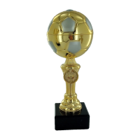 18cm Gold Metal Soccer Ball Trophy (V202)