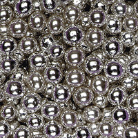 Sugared Balls Metallic Silver - 8mm