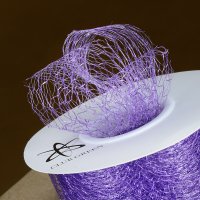 Spider Web Net On Ribbon Purple - 3.8cm x 20m