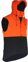 Oilskin D/O Sleeveless Vest with hood