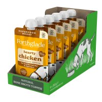 Forthglade 9793 Hearty Chicken Dog Bone Broth Topper 4x6x180gm
