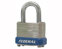 Federal Padlock 50mm Laminated