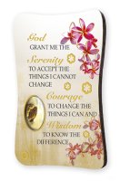 Wood Plaque/Fridge Magnet/Serenity   (33738)