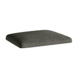 Mandel White Wash Dining Chair Cushion - Charcoal