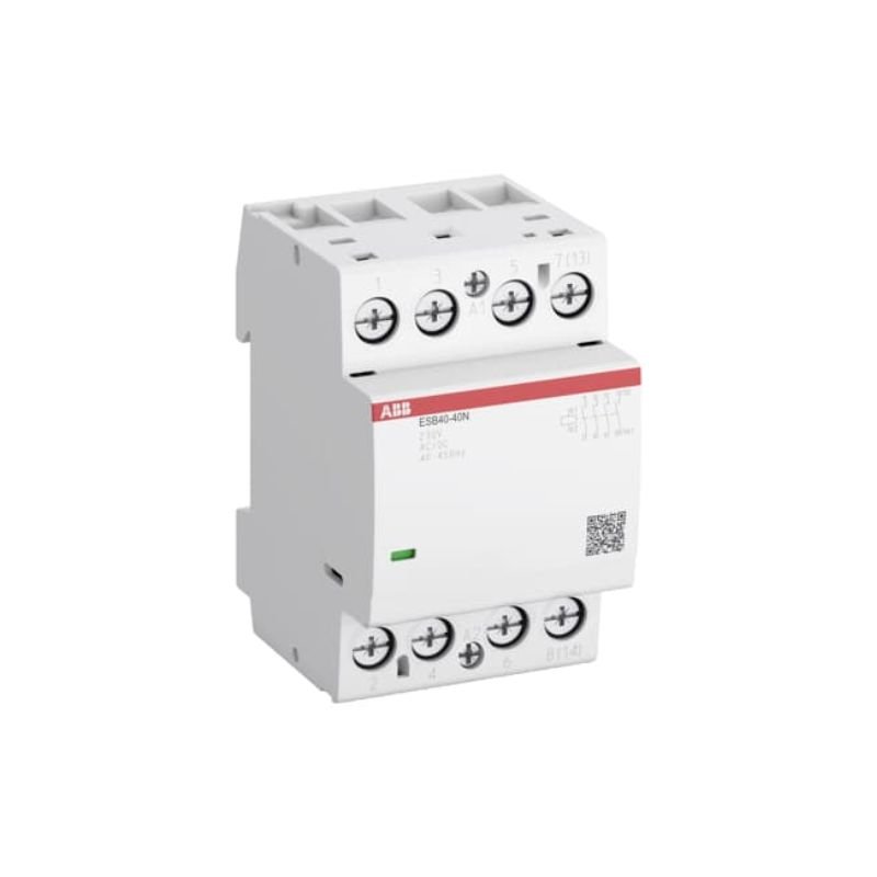 ESB40-40N-06 ABB Modular Contactor 40A 4P NO 230V AC/DC Coil 1SAE341111R0640