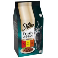 Sheba Cat Pouch Fresh & Fine Meat Collection in Gravy 50g 6pk x 8
