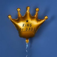 Gold Crown 'King Of Dads' 35'' Foil Balloon