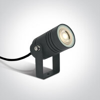 One Light Anthracite Garden Spot Light GU10 35w IP65