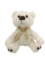 TEDDY BEAR CREAM 22cm SITTING