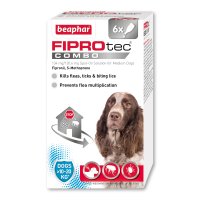 Beaphar Fiprotec Combo Medium Dogs 6 pipettes - SINGLE