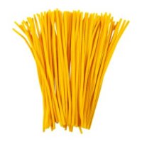 Chenille Pipe Cleaners - Yellow 12in - 25 piece