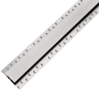 Dual Edge Brushed Steel Nickel