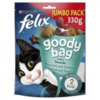 Felix Goody Bag Seaside Mix Cat Treats 5x330gm 