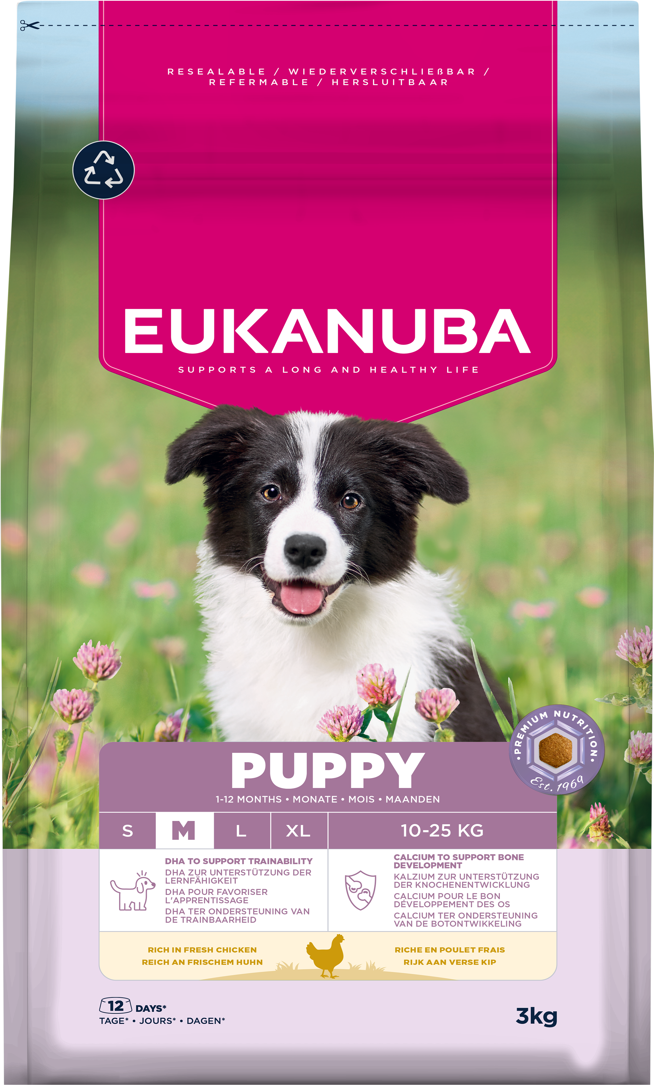 Eukanuba Puppy Medium Breed Chicken 3kg