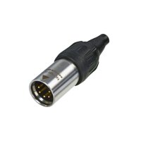Neutrik NC5MX-TOP 5 Pin Male Xlr TRUE OUTDOOR PROTECTED (TOP), gold contacts