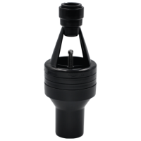 Hotun Hiflo Black SF 15mm x 32mm Push-Fit Dry Trap Tundish HHBSF15X32
