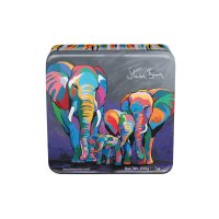 Steven Brown Allan & Jackie McZoo square tin of clotted cream fudge 12x200g