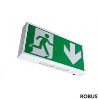 Robus 8W Emergency Exit Box 3HR Maintained