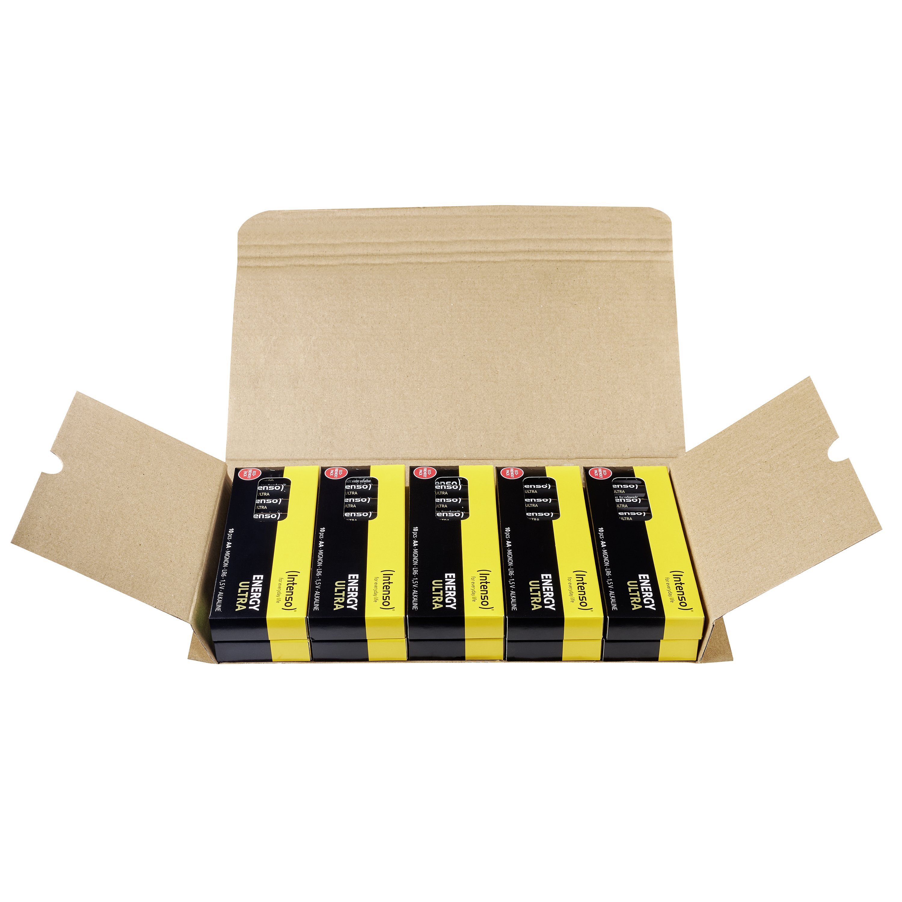 Intenso Energy Ultra AA battery label with 2600 mAh capacity