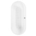 REED FLUTED 1700X750MM FREESTANDING AIR JET SYSTEM WHIRLPOOL BATH COLOURED