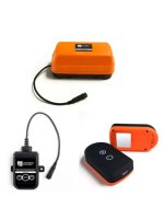 Forklift equipped with Smart Proximity Detection System alerting operator of pedestrian nearby