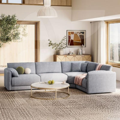 Corfu Modular Corner Sofa - Grey 1