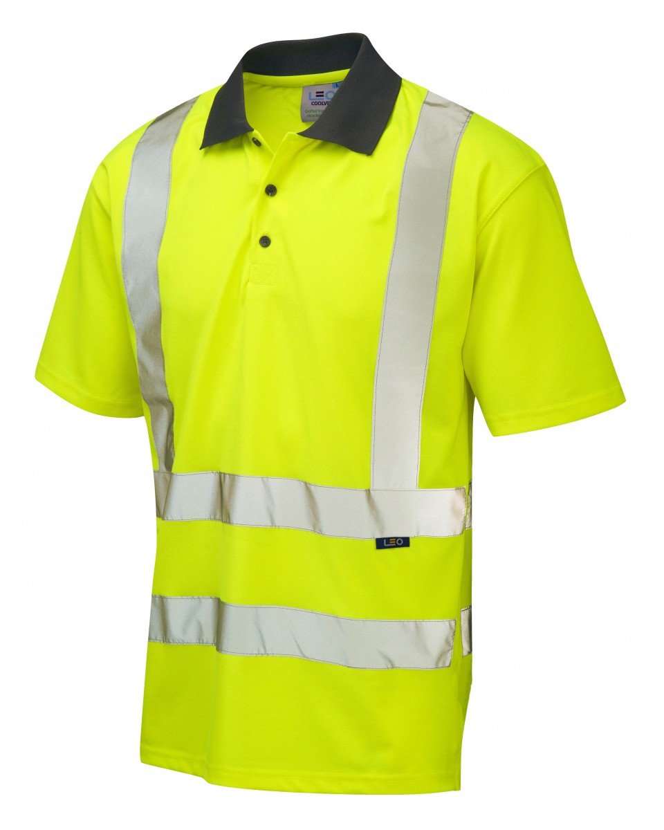 ROCKHAM ISO 20471 CL 2 COOLVIZ POLO SHIRT