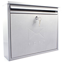 Burg Wachter Elegance MB02 Post Box Silver XD