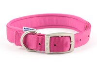 Ancol Viva Padded Nylon Buckle Collar Pink M 39-48cm Size 5 x 1
