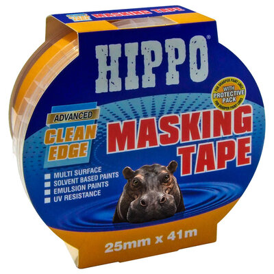 Hippo Clean Edge Masking Tape 25mm x 41m