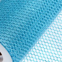 Glitter Honeycomb Net On Roll Turquoise - 45 x 10m
