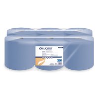 Lucart Easy Centrefeed Roll Blue 1Ply 300m x 6 rolls